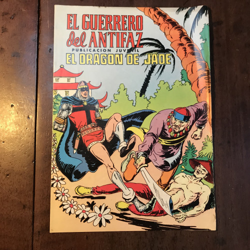 Portada del libro de El guerrero del Antifaz. El dragón de Jade. Nº 260