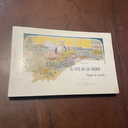 Portada del libro de El país de los sueños. Páginas de Granada (Facsímil 1901)