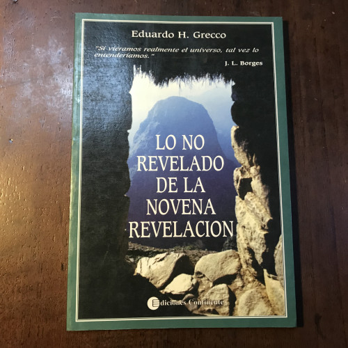 Portada del libro de Lo no revelado de la novena revelación