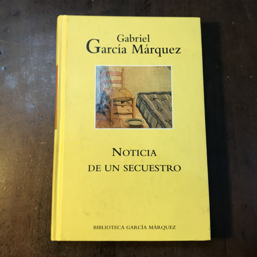 Portada del libro de Noticia de un secuestro