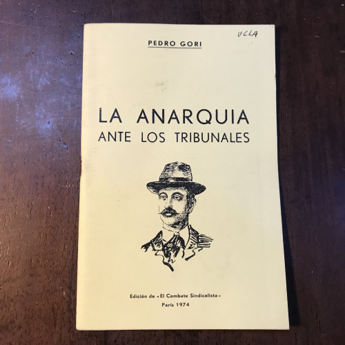 Portada del libro de La anarquía ante los tribunales