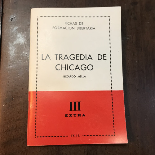 Portada del libro de La tragedia de Chicago