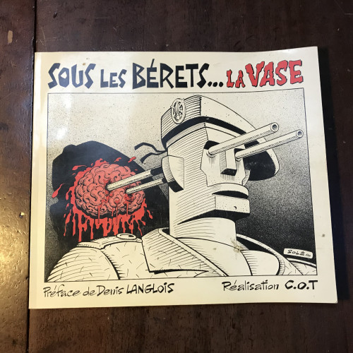 Portada del libro Sous les bérets… la vase