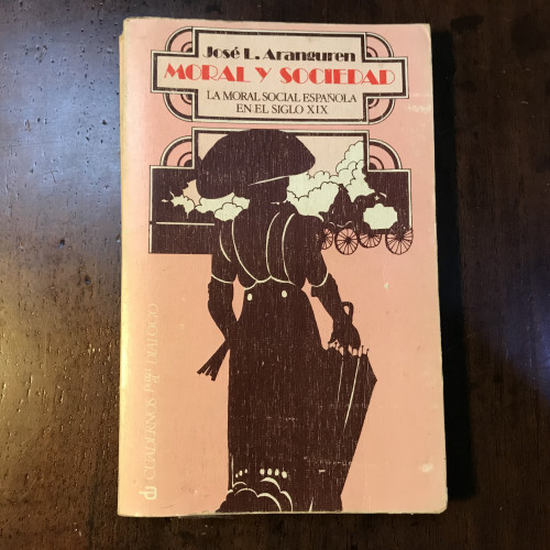 Portada del libro de Moral y sociedad. La moral social española en el siglo XIX