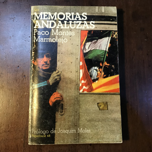 Portada del libro de Memorias andaluzas