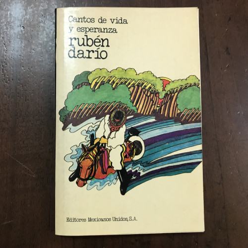 Portada del libro de Cantos de vida y esperanza