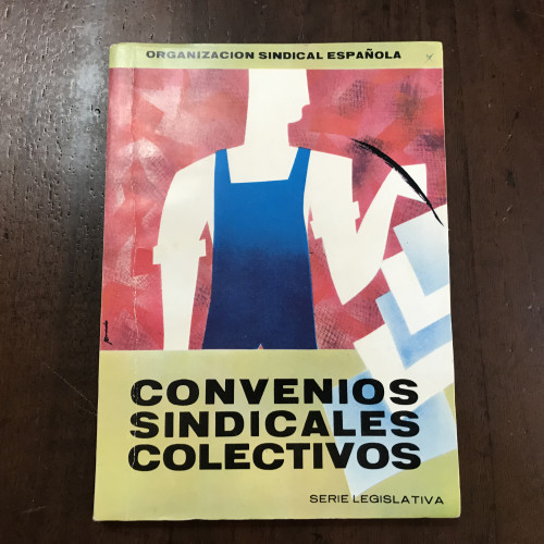 Portada del libro de Convenios sindicales colectivos