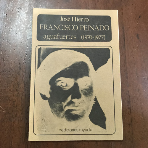 Portada del libro de Francisco Peinado aguafuertes (1970-1977)