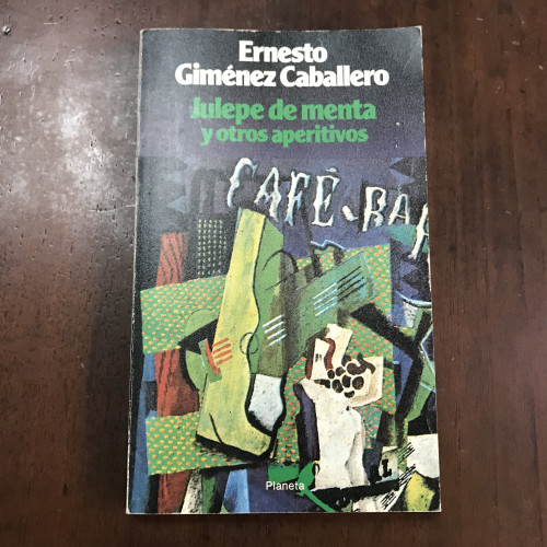 Portada del libro de Julepe de menta y otros aperitivos