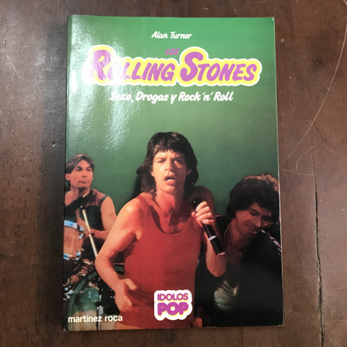 Portada del libro de Rolling Stones. Sexo, drogas y Rock 'n' Roll