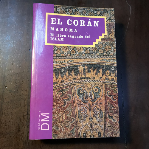 Portada del libro de El Corán