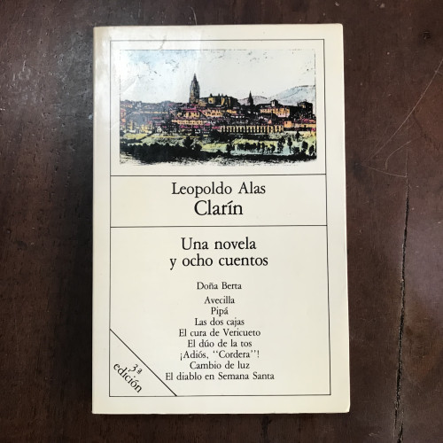 Portada del libro de Una novela y ocho cuentos
