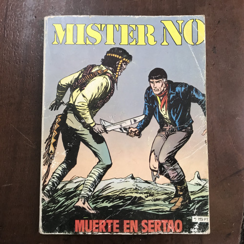 Portada del libro de Mister No. Muerte en Sertao