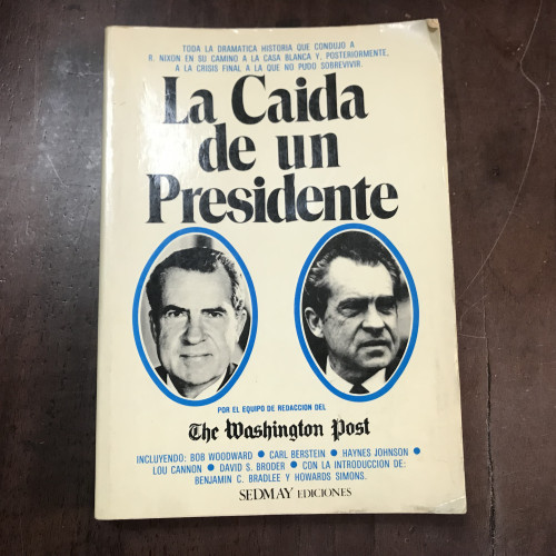 Portada del libro de La caída de un presidente