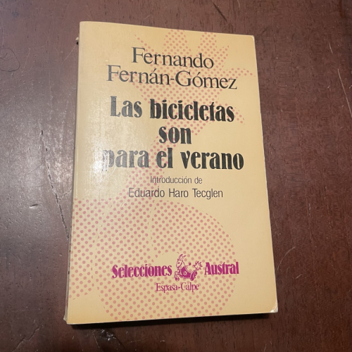 Portada del libro de Las bicicletas son para el verano