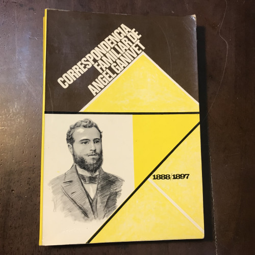 Portada del libro de Correspondencia familiar de Ángel Ganivet 1888-1897