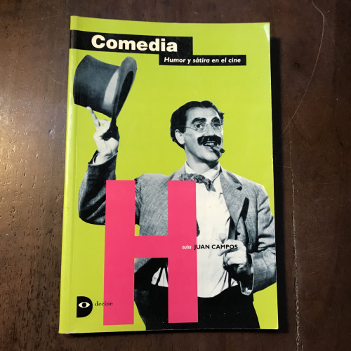 Portada del libro de Comedia. Humor y sátira en el cine