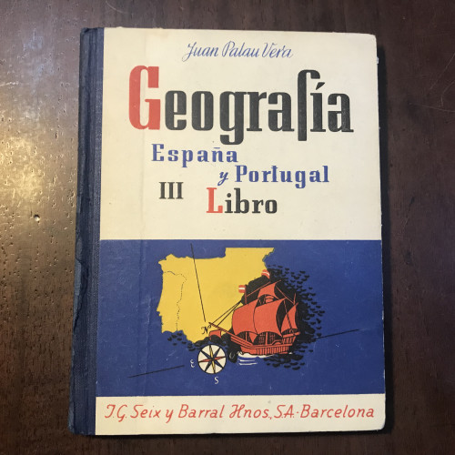 Portada del libro de Geografía España y Portugal Libro III
