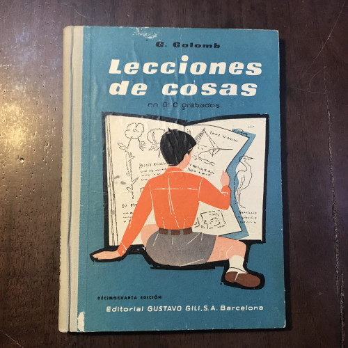 Portada del libro de Lecciones de cosas en 650 grabados