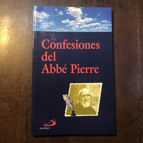 Portada del libro de Confesiones del Abbé Pierre