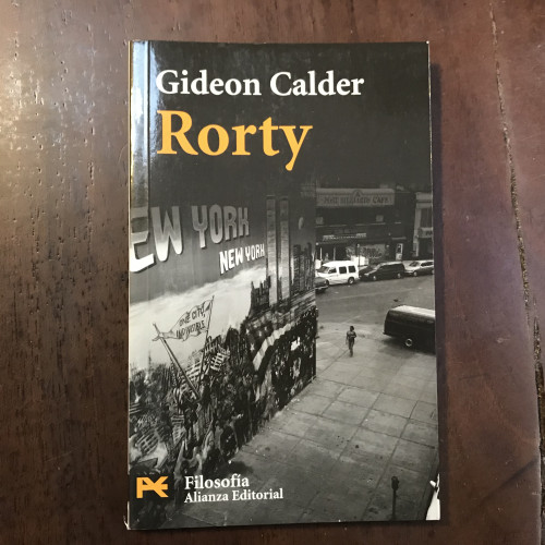 Portada del libro de Rorty