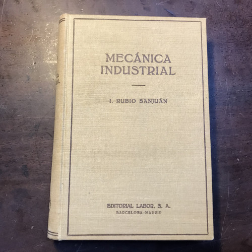 Portada del libro Mecánica industrial