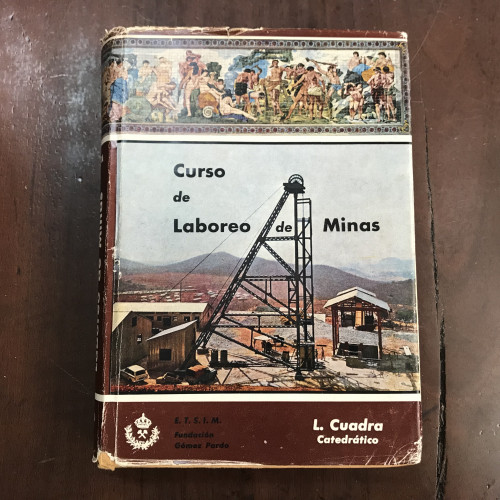 Portada del libro de Curso de Laboreo de Minas