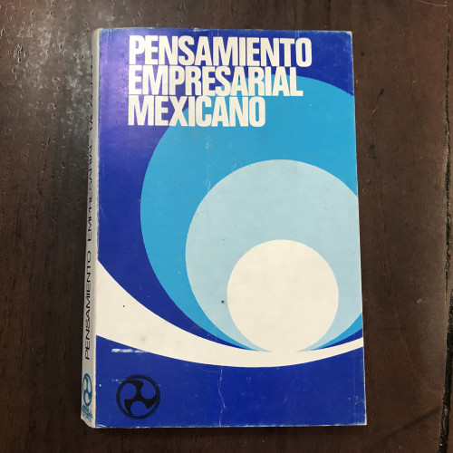 Portada del libro de Pensamiento empresarial mexicano