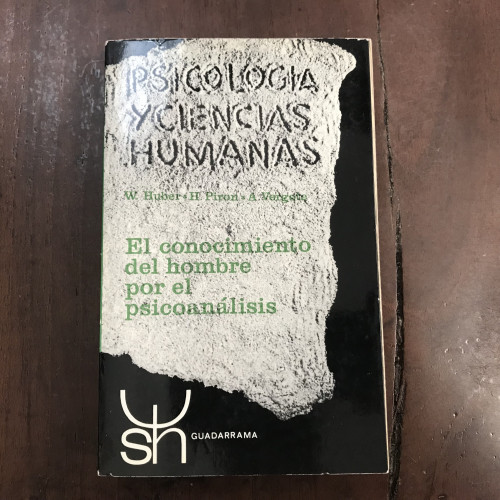 Portada del libro de El conocimiento del hombre por el psicoanálisis