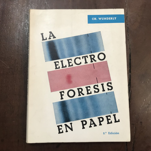 Portada del libro de La electroforesis en papel