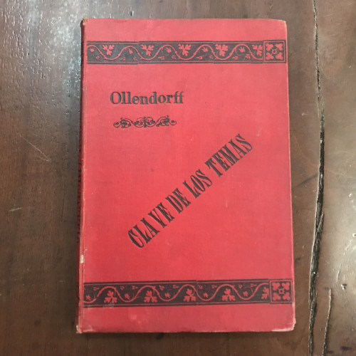 Portada del libro de Clave de los temas Ollendorff