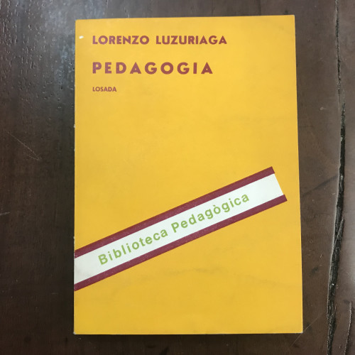 Portada del libro de Pedagogía