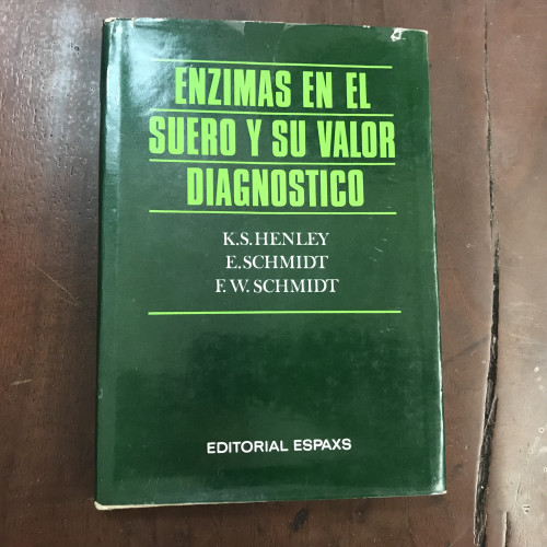 Portada del libro de Enzimas en el suero y su valor diagnóstico