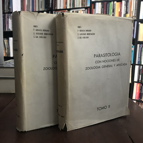 Portada del libro de Parasitología con nociones de Zoología general y aplicada. 2 vol