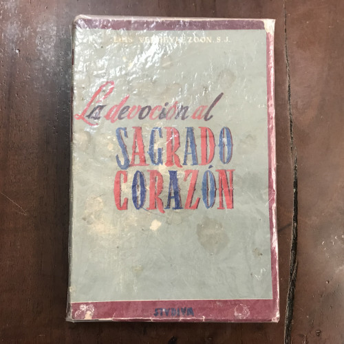 Portada del libro de La devoción al sagrado corazón