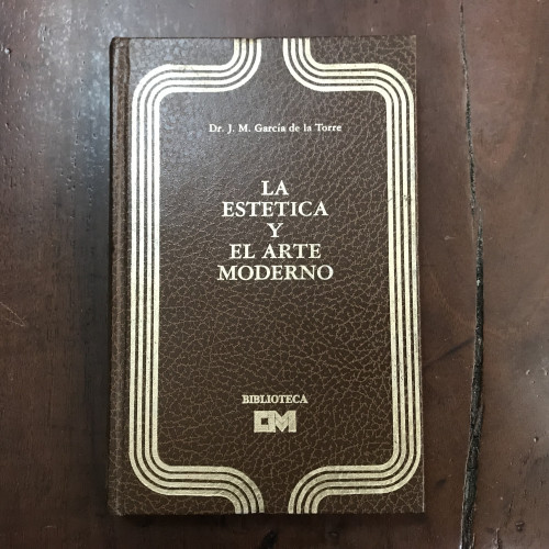 Portada del libro de La estética y el arte moderno