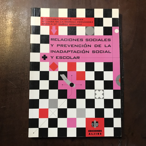 Portada del libro de Relaciones sociales y prevención de la inadaptación social y escolar