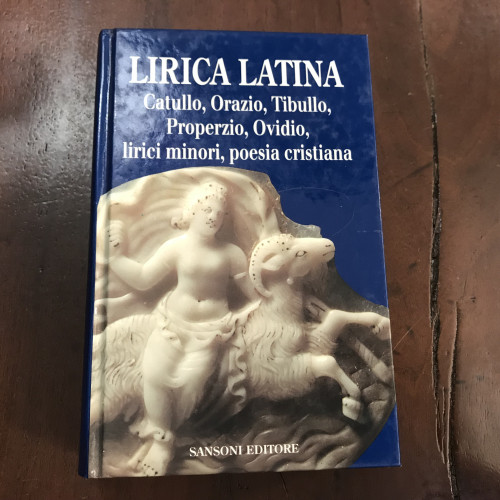 Portada del libro de Lirica latina. Lirici minore, poesia cristiana