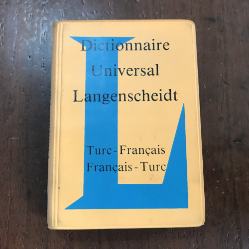 Portada del libro Dictionnaire Universal Langenscheidt. Turc-Français Français-Turc