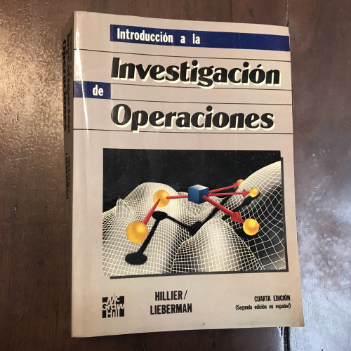 Portada del libro Introducción a la investigación de operaciones