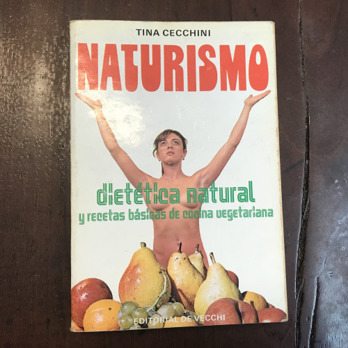 Portada del libro de Naturismo. Dietética natural y recetas básicas de cocina vegetariana