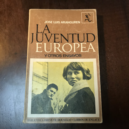 Portada del libro de La juventud europea y otros ensayos
