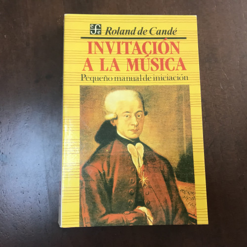 Portada del libro de Invitación a la música