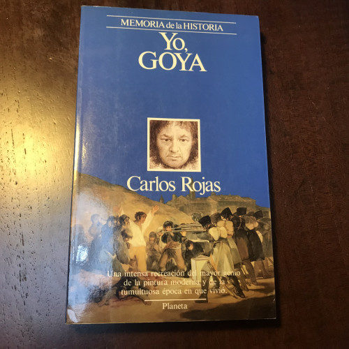 Portada del libro de Yo, Goya