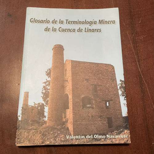 Portada del libro de Glosario de la Terminología Minera de la Cuenca de Linares