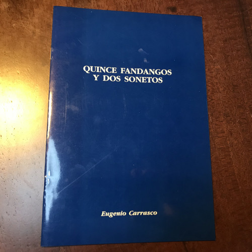Portada del libro Quince fandangos y dos sonetos