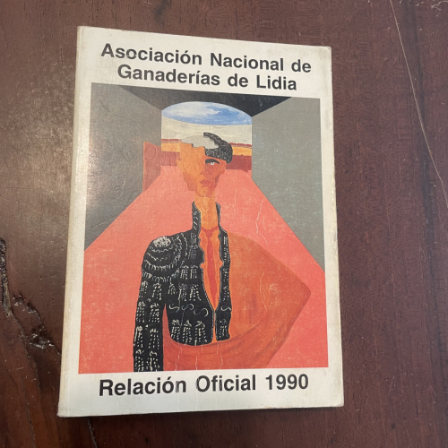 Portada del libro Asociación Nacional de Ganaderías de Lidia. Relación Oficial 1990