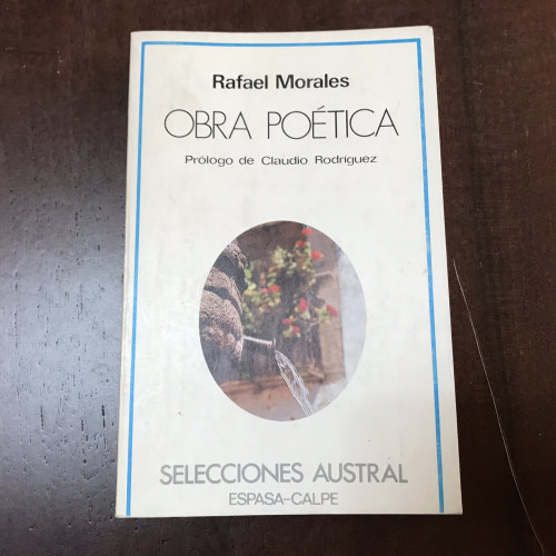 Portada del libro de Obra poética