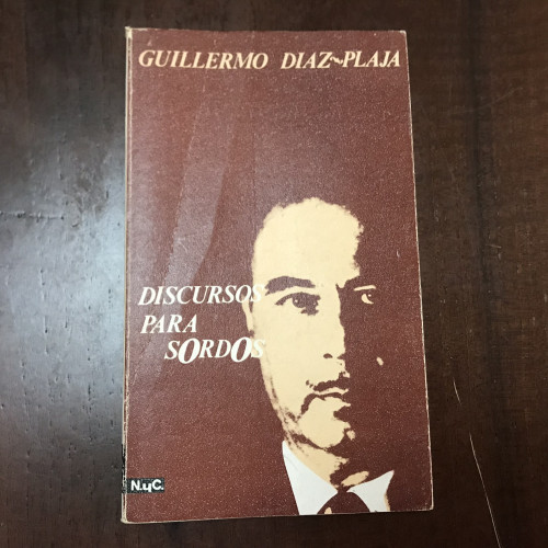 Portada del libro de Discurso para sordos