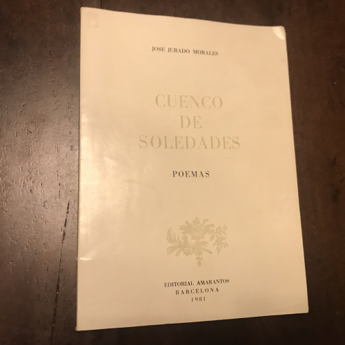 Portada del libro de Cuenco de soledades